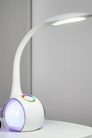 Direttamente Dal Produttore Lampada LED flessibile da tavolo Paula, bianco