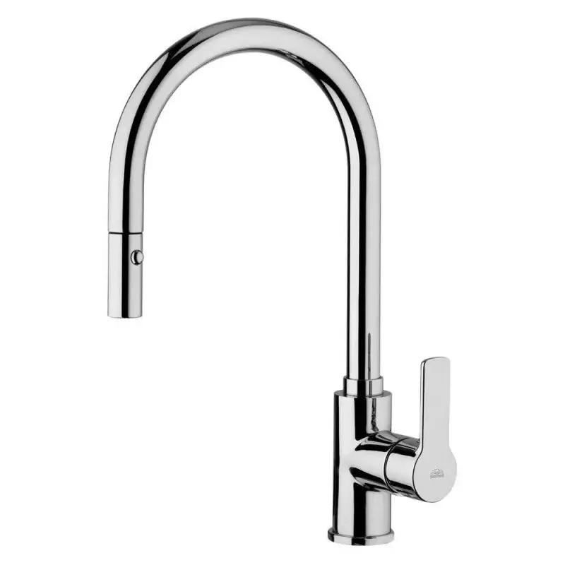 Promozione Kitchen mixer with extractable handshower Paffoni Red RED285