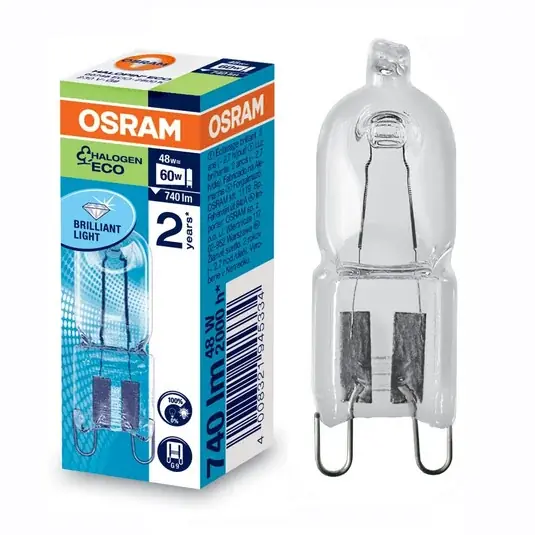 Lampadina bispina Halopin G9 20W chiaro 2.000 h Ultime Pezzi