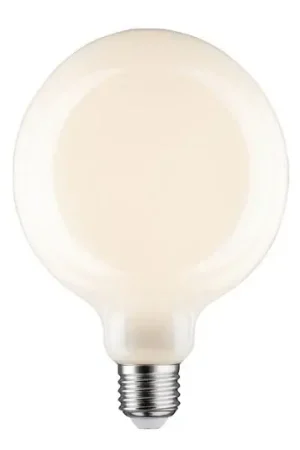 Ultimissimo Modello Lampada LED in vetro E27 9W G125 Fil 2.700K opale dimmerabile