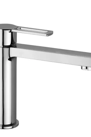 Washbasin mixer with 16 cm long spout Paffoni RIN074CR Spedito Oggi