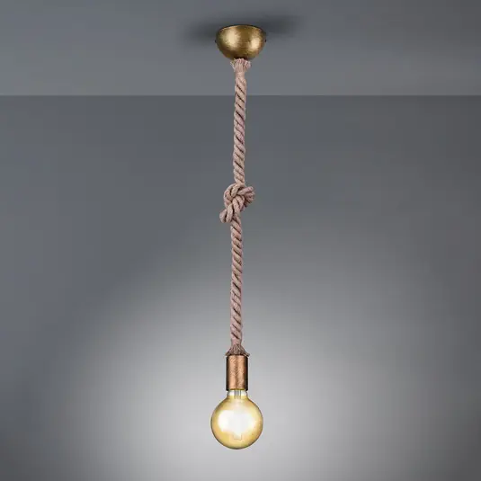 Lampada a sospensione Rope decorativa a 1 luce Saldi