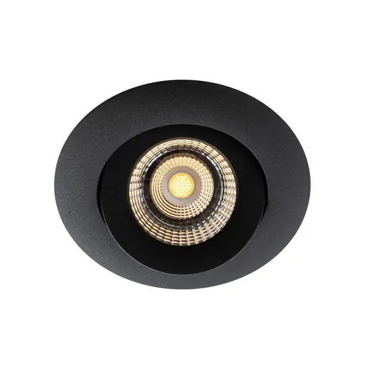 SLC One luci da incasso a 360° Dime LED nero dim-to-warm Di Tendenza