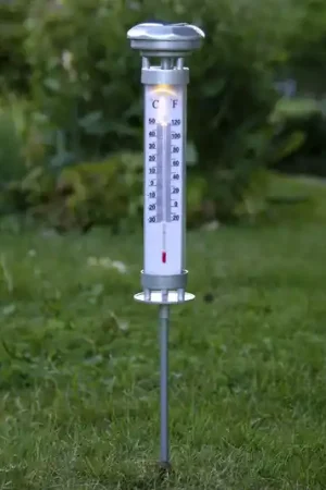 Lampada LED solare Celsius, termometro esterno Super Prezzo