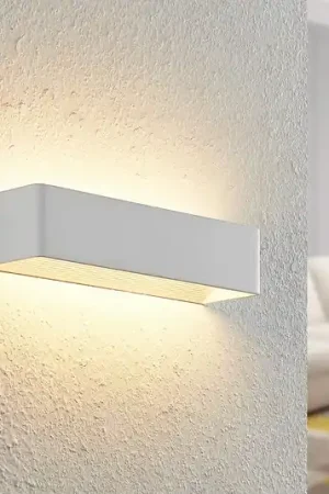 Arcchio Applique a LED Karam, 37 cm, bianco, metallo, up/down Ultime Pezzi