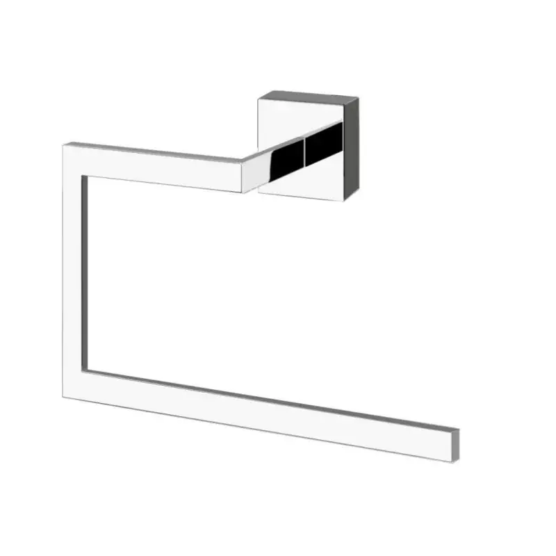 Solo Oggi Towel ring with wall installation Pollini Cube P1014