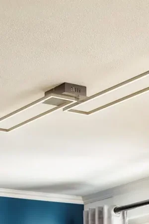 Ultime Pezzi Plafoniera LED Frame, telecomando, nero