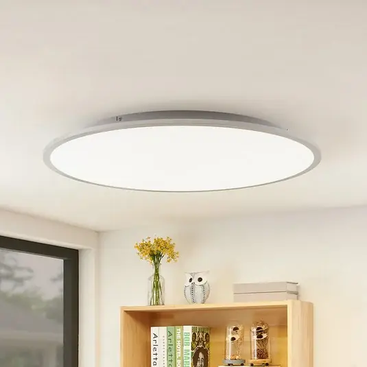 Direttamente Dal Produttore Lindby Plafoniera LED Narima, 4.000 K, Ø 80 cm, argento