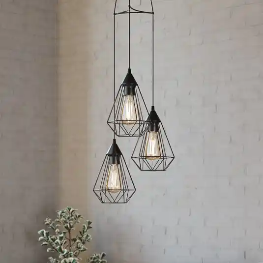 A Buon Prezzo Lampada a sospensione Tarbes vintage nero