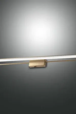 Applique LED Rapallo, ottone, IP44, 60 cm Offerta Limitata