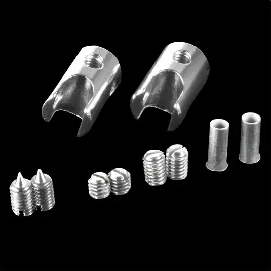 Sistema Light&Easy Wire, set 2 nottolini cromo Prezzo Scontato