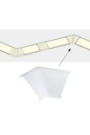 Angolo interno profilo Delta Your LED, set da 2 Professionale