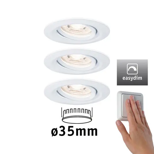 Paulmann Nova mini Plus LED EasyDim 3x bianco Ultimissimo Modello