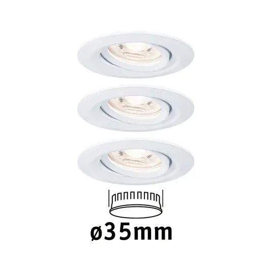 Must-Have Paulmann Nova mini spot 3x orientabile bianco
