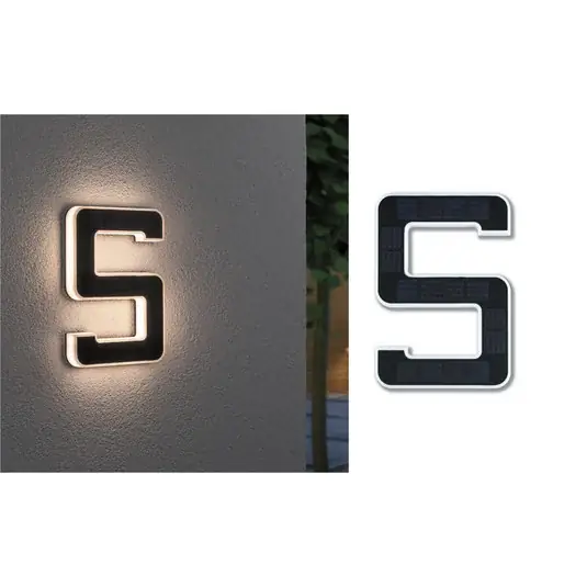 Paulmann lampada LED solare numero civico 5 Economico