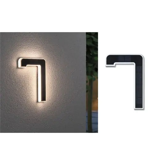 Prezzo Conveniente Paulmann lampada LED solare numero civico 7