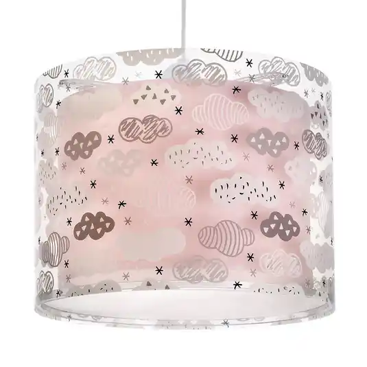 Lampada a sospensione Dalber CLOUDS per la cameretta dei bambini, rosa Economico