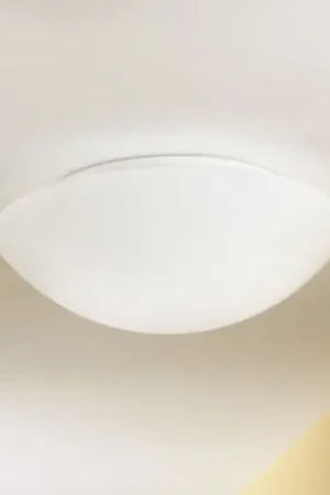 Affare Plafoniera Pandora, Ø 30 cm, vetro, bianco