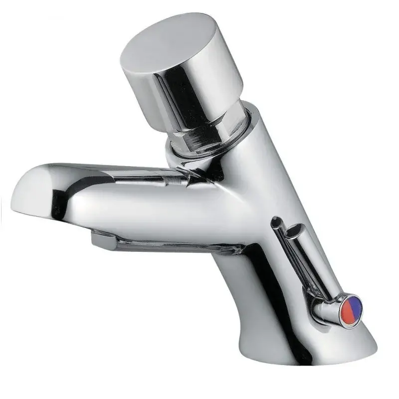 Più Venduto Self-closing basin mixer with anti-blocking push button Idral Modern 08512-08512F