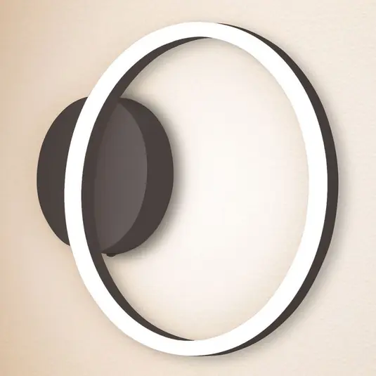 Applique LED Giotto, 1 luce, nera Acquista Ora