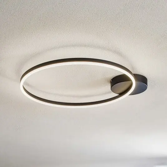 Plafoniera LED Giotto a 1 luce, nero Prezzo Scontato