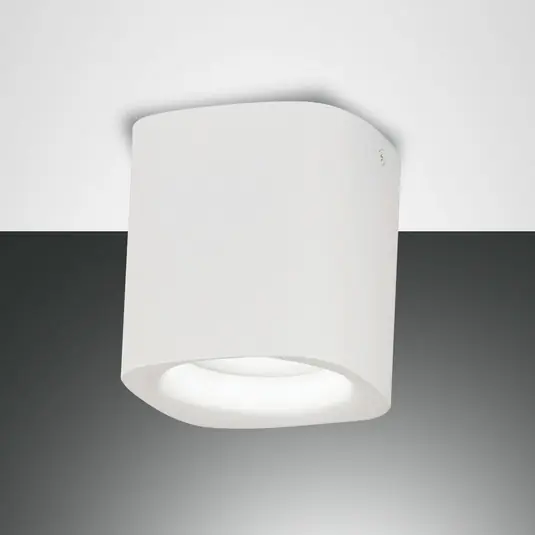 Plafoniera Smooth, 1 luce, bianca, IP44 Promozione