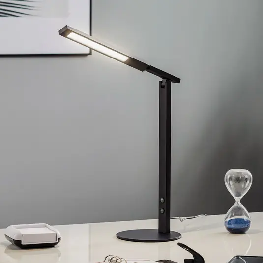 Direttamente Dal Produttore Lampada da scrivania a LED Ideale con dimmer, nero