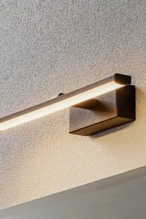 Applique LED Nala, nera, larghezza 30 cm Offerta Limitata