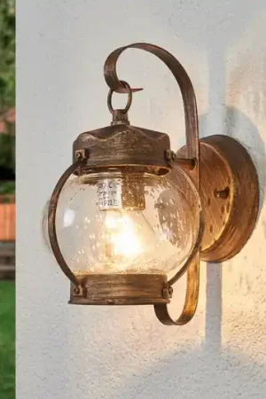 Soddisfatti O Rimborsati Applique da esterno Margherita con vetro soffiato