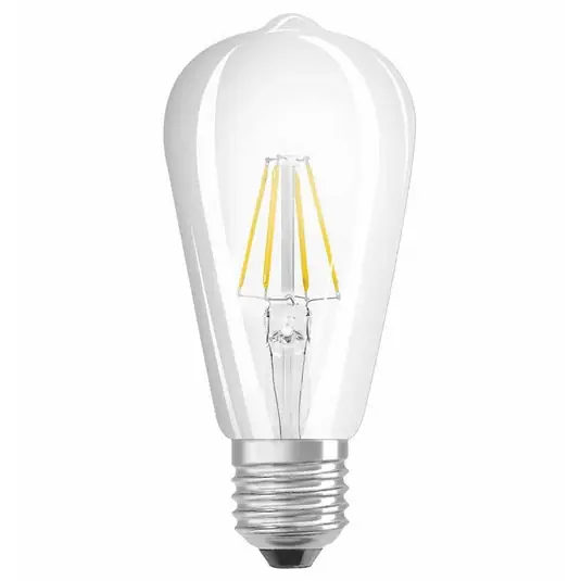 Prezzo Conveniente OSRAM Lampadina LED E27 6,5W ST64 Rustika 827