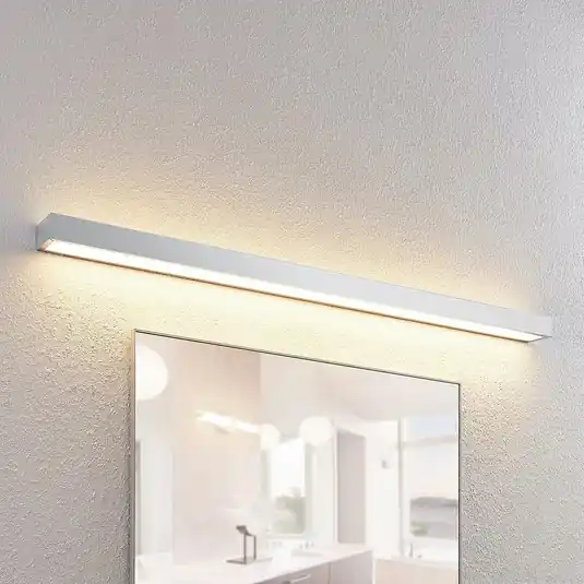 Saldi Lindby Applique LED per il bagno Layan, 120 cm, cromo, metallo