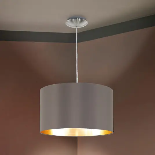 Prezzo Scontato Lampada a sospensione Maserlo, cappuccino, 38 cm