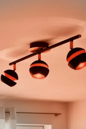 A Buon Prezzo Plafoniera LED nero-oro Nocito - 3 luci
