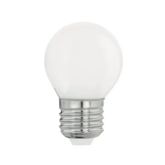 Lampadina LED E27 G45 4W, bianco caldo, opale Compra Online