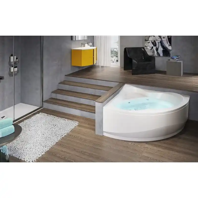 Plus hydromassage corner bathtub Novellini UNA Occasione