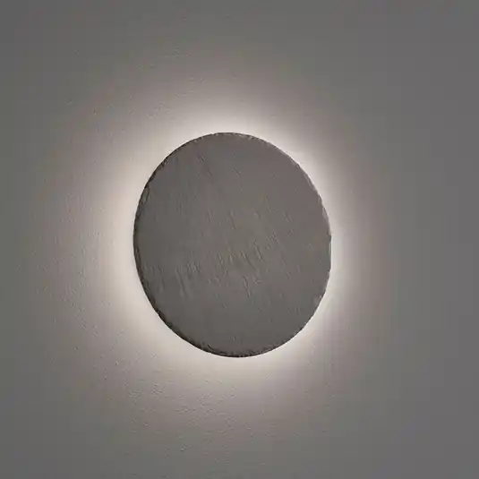 Acquista Ora Applique LED Raven di ardesia, rotonda