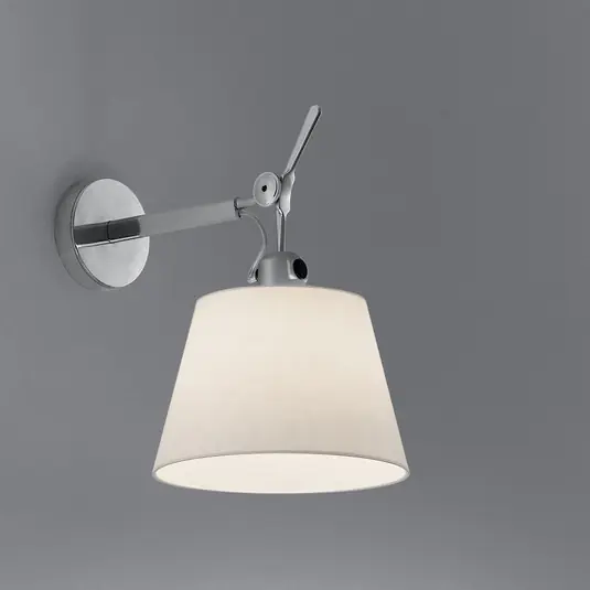 Artemide Tolomeo 18 Diffusore Applique di design, bianco/alluminio Vendita Finale