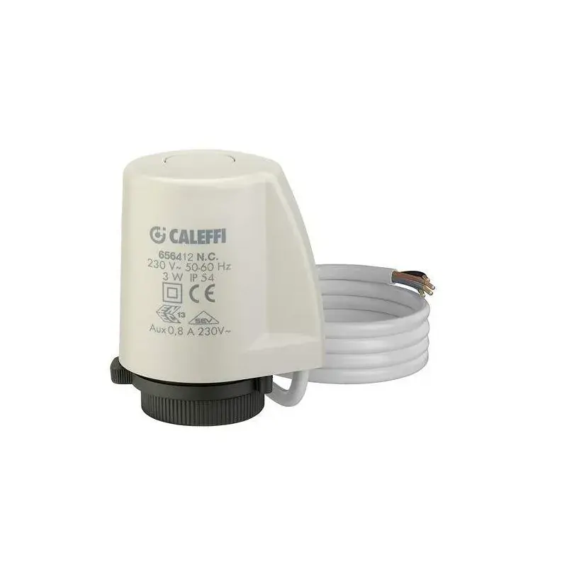 Reso Gratuito Electrothermal control with auxiliary microswitch Caleffi 6564