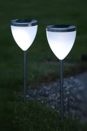 Decorativa lampada solare LED Jannik, set da 2 Novità