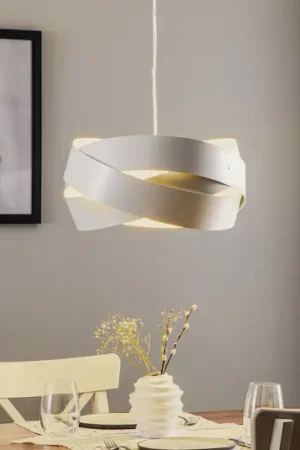 Spedizione Espresso Lampada sospensione Tornado Ø 40 cm bianco