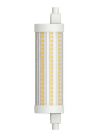 LED tubolare R7s 117,6 mm 12W bianco caldo dimming Nuova Collezione