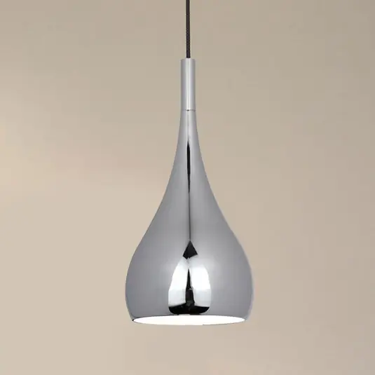 Retro - lampada sospensione di metallo cromato Occasione