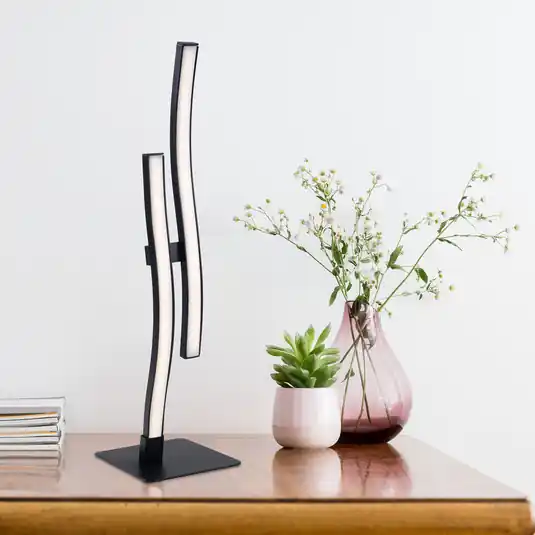 Lampada da tavolo LED Onda, 2 luci Acquista Ora
