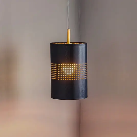 Compra Online Lampada a sospensione Bogart, 1 luce, nero/oro