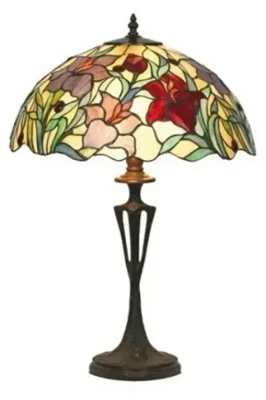 Promozione Esclusiva Lampada da tavolo Athina in stile Tiffany