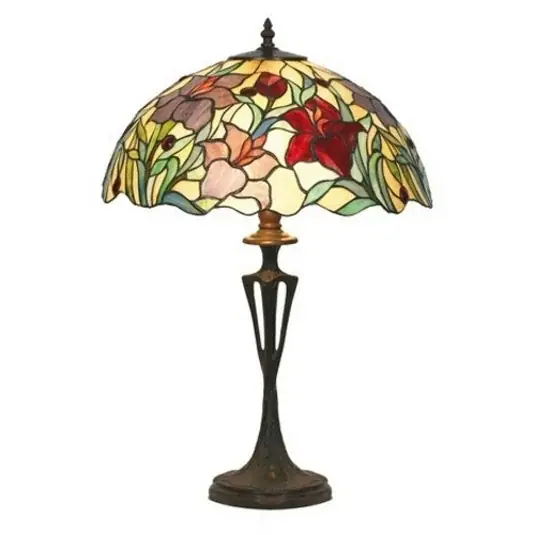 Promozione Esclusiva Lampada da tavolo Athina in stile Tiffany