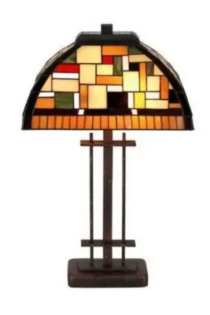 MOSAICA - Lampada da tavolo in stile Tiffany Promo Stagionale