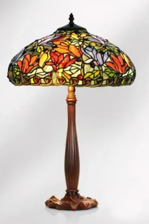 Lampada da tavolo Elaine stile Tiffany H 64 cm Ultima Occasione