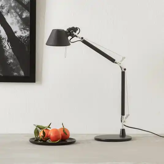 Lampada da tavolo Artemide Tolomeo Micro, nera Direttamente Dal Produttore