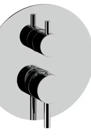 3-way built-in shower mixer in chrome color Paffoni LIGHT LIG019CR Compra Online